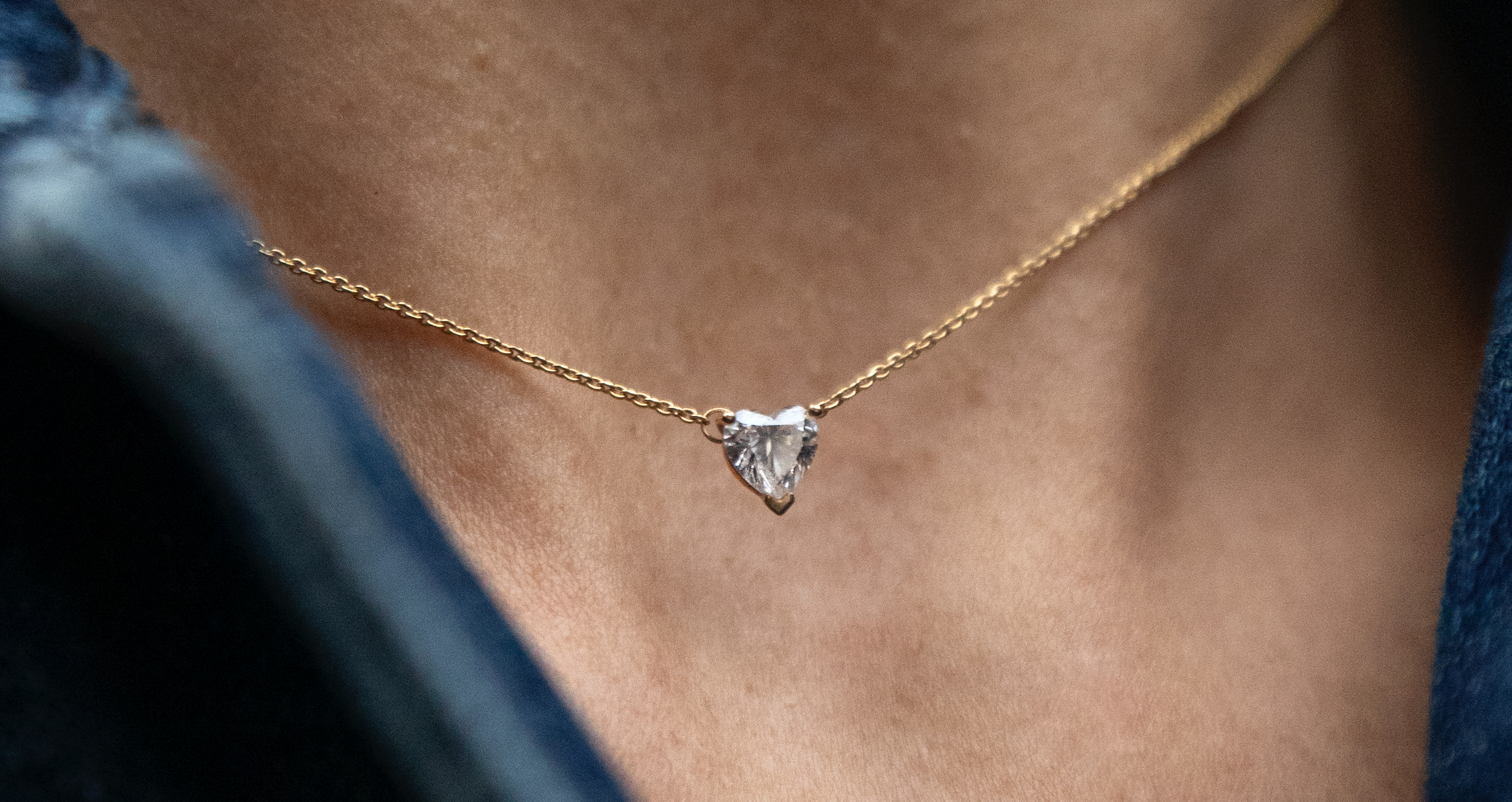 man made diamonds necklaces
