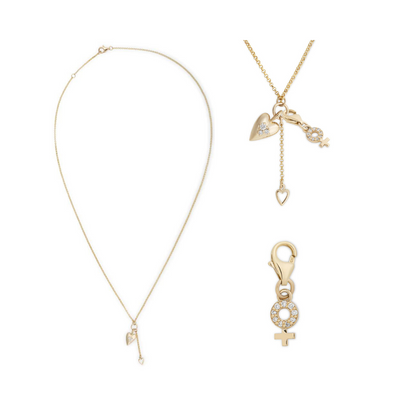 Heartlock Necklace & Minerva Charm Set