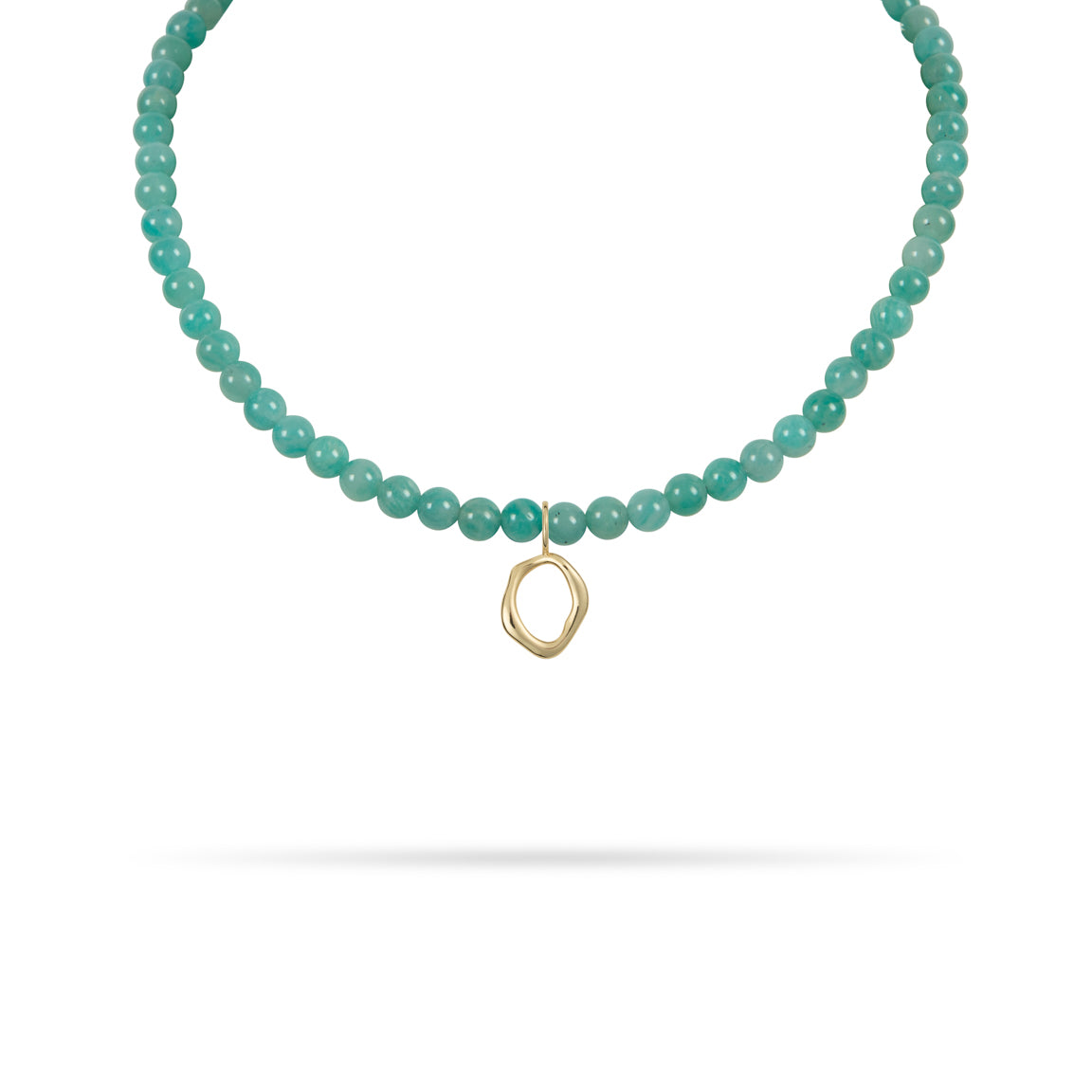 Astra Beaded Necklace - Yellow Gold