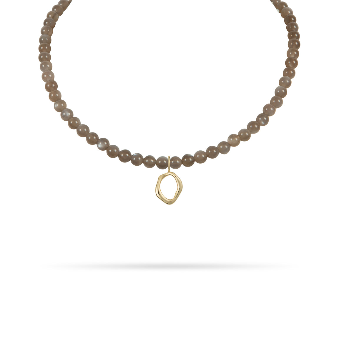 Astra Beaded Necklace - Yellow Gold