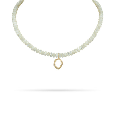 Astra Beaded Necklace - Yellow Gold