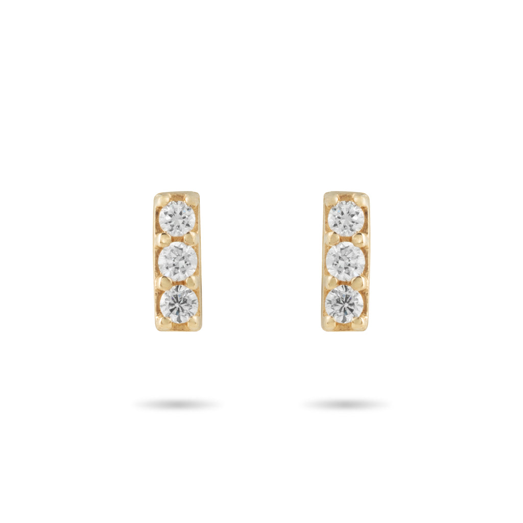 Bar diamonds Stud