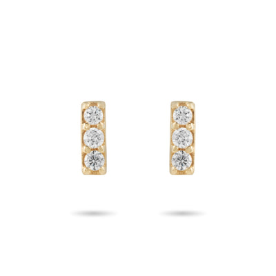 Stone Bar diamonds Stud