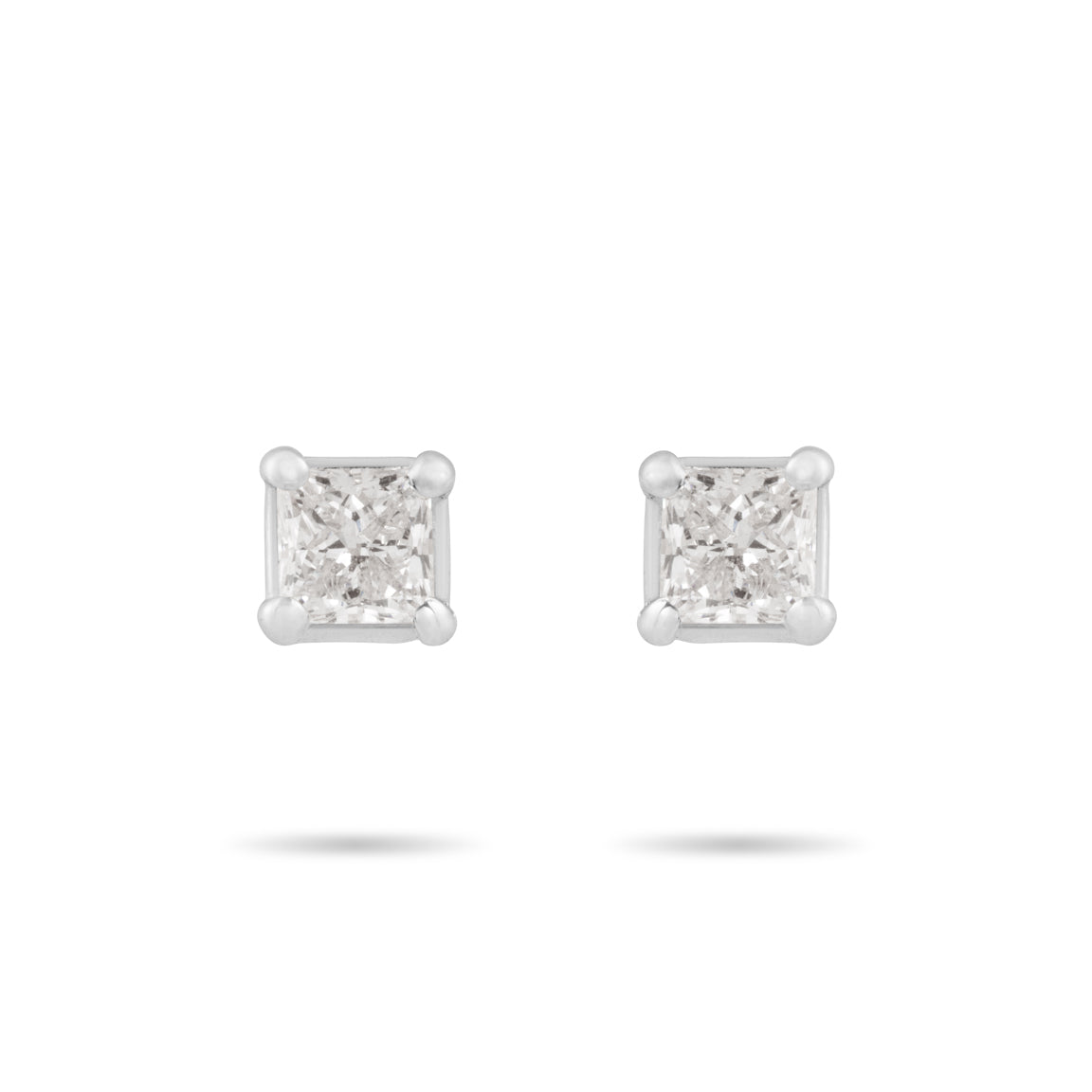 Square diamond Stud