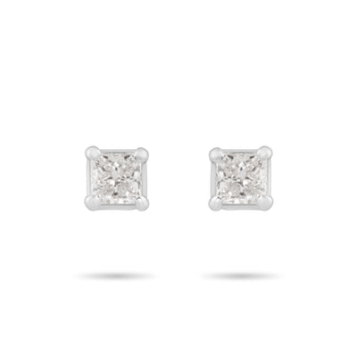 Square diamond Stud