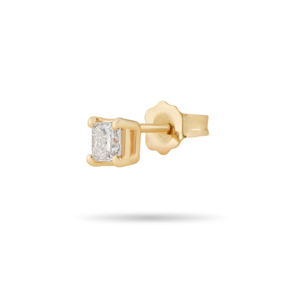 Square diamond Stud