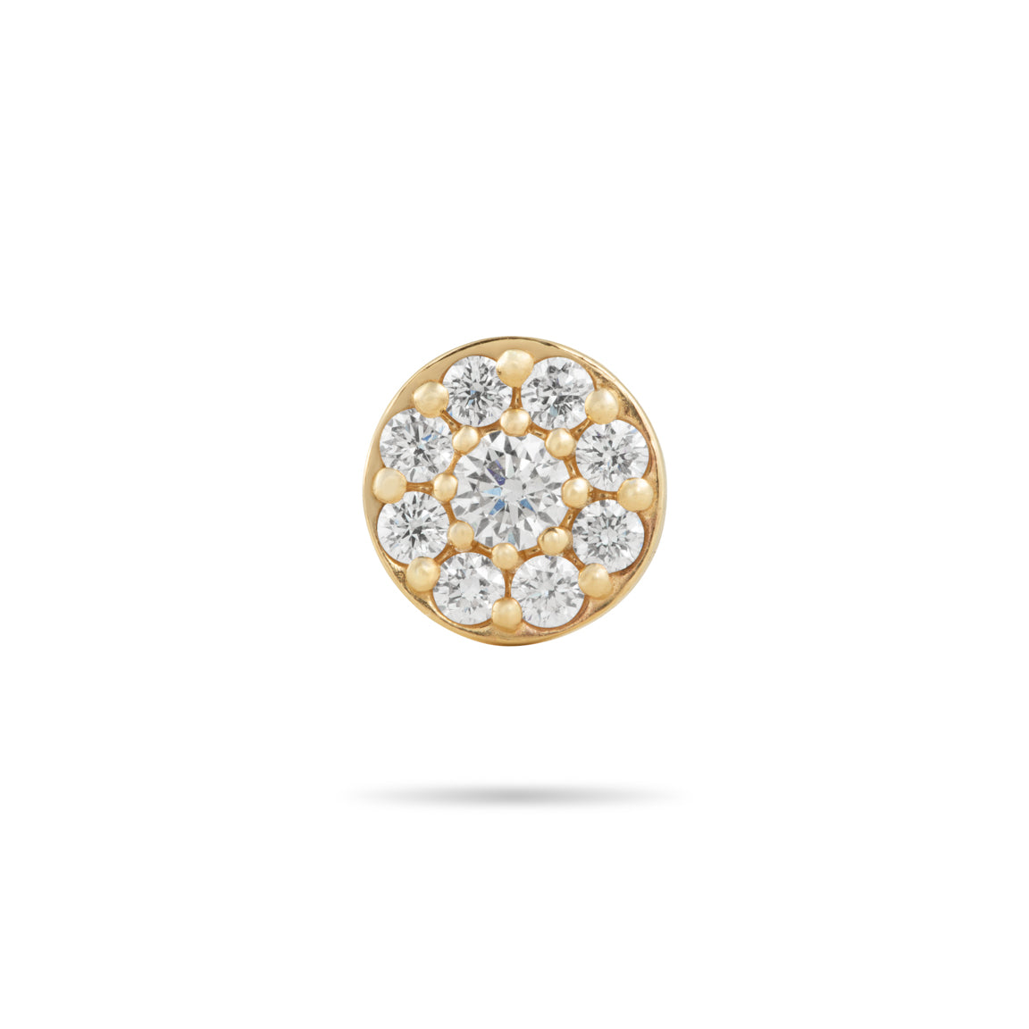 Multi stone round diamonds Stud