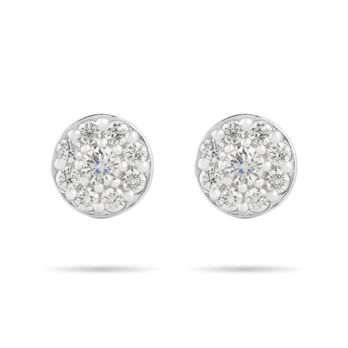 Multi stone round diamonds Stud