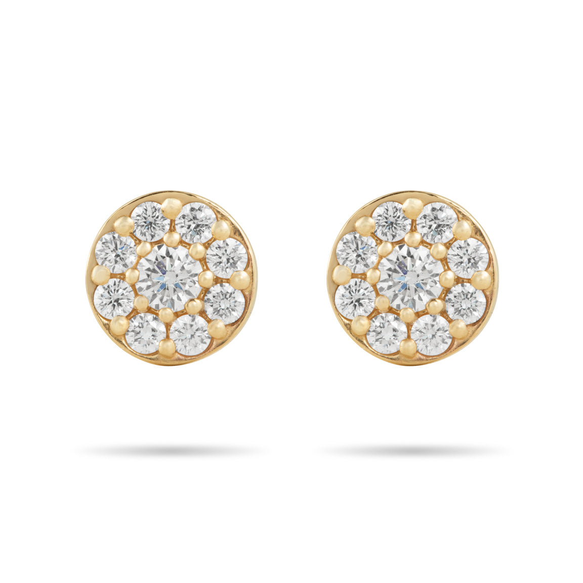 Multi stone round diamonds Stud