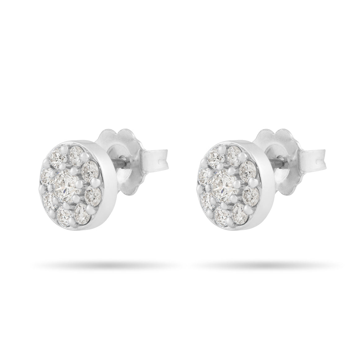 Multi stone round diamonds Stud