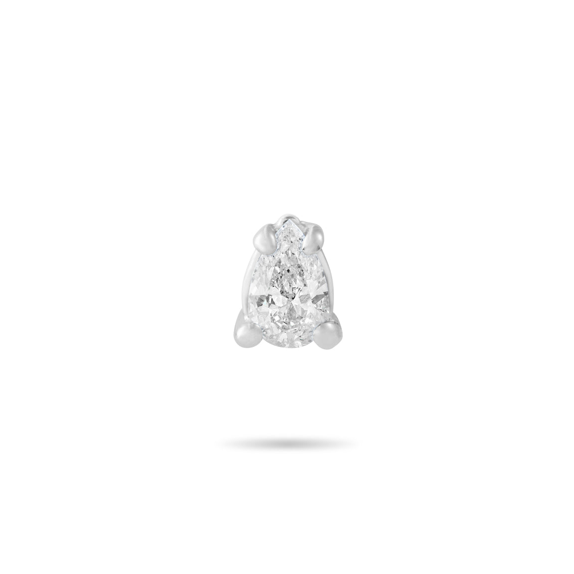 Pear diamond Stud