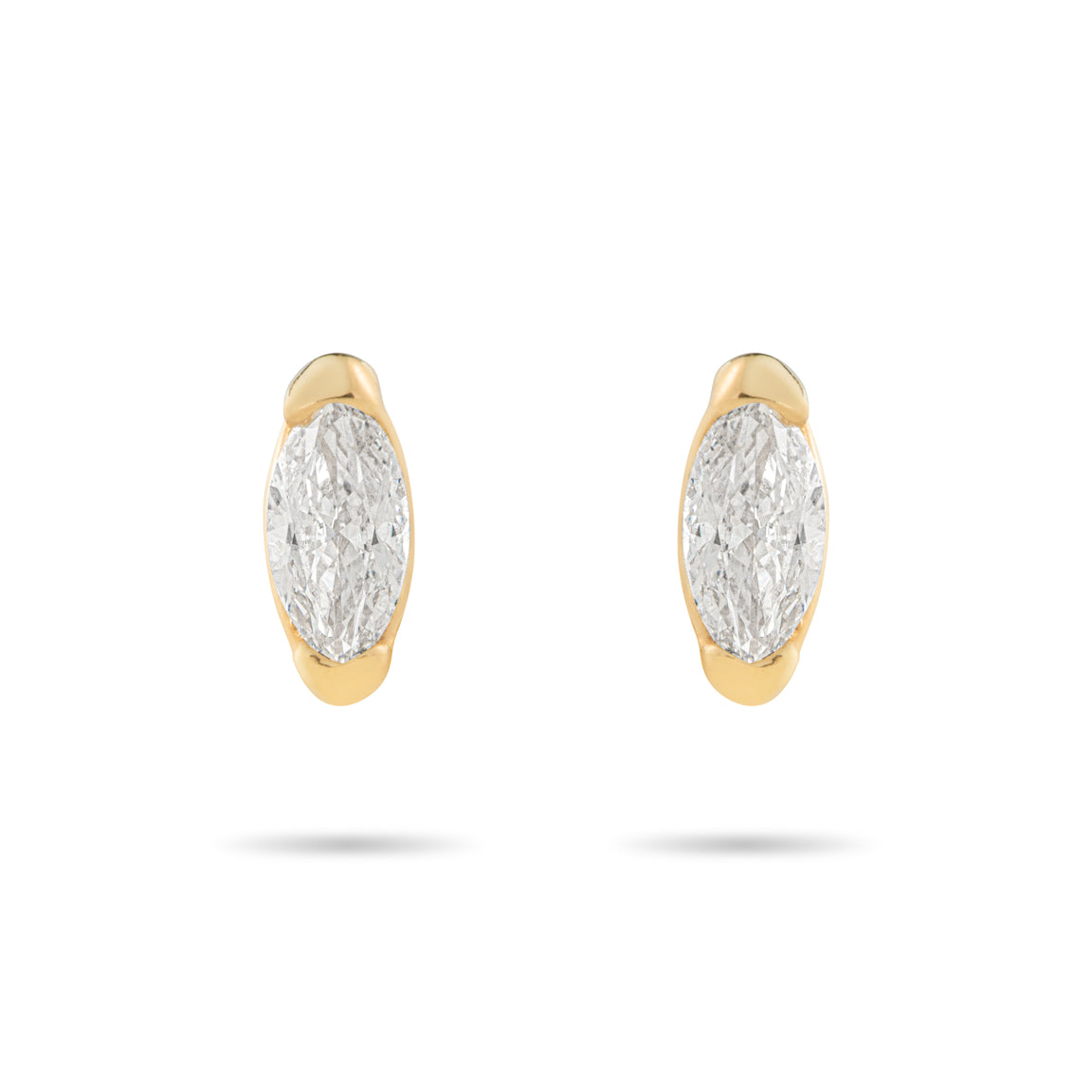 Marquise diamond Stud