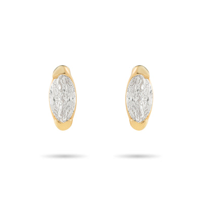 Marquise diamond Stud