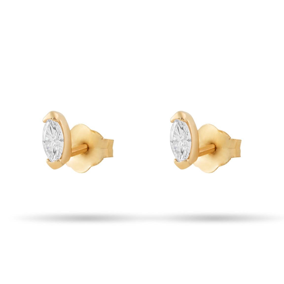 Marquise diamond Stud