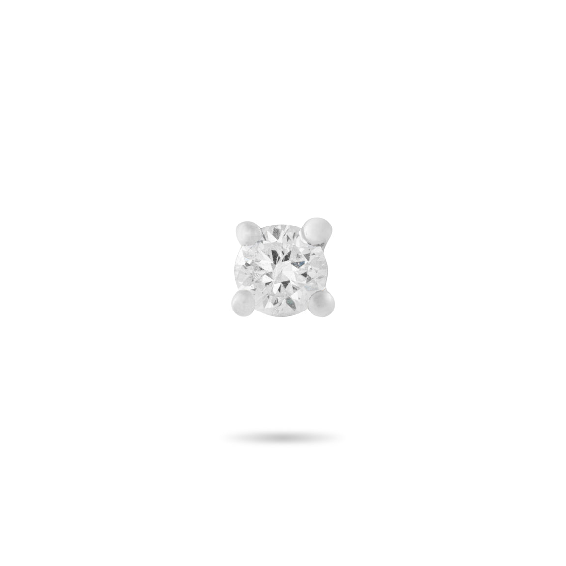 Round diamond Stud – Matilde Jewellery - Main Image