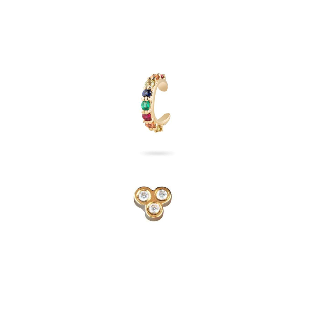 Arco Cuff & Seed Studs