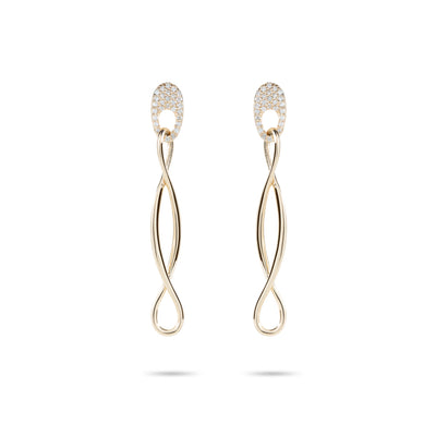 Astra Earrings - Diamonds