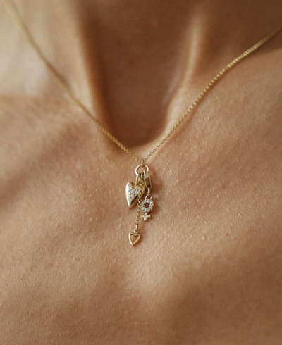 Heartlock Necklace & Minerva Charm Set